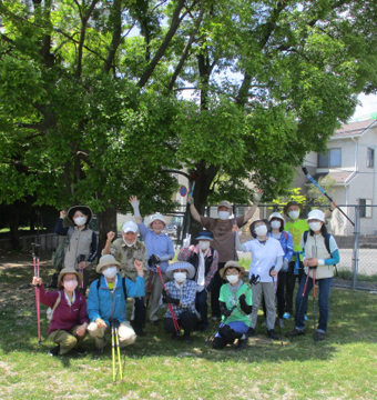 草津公園 ノルディック・ウォーク体験会